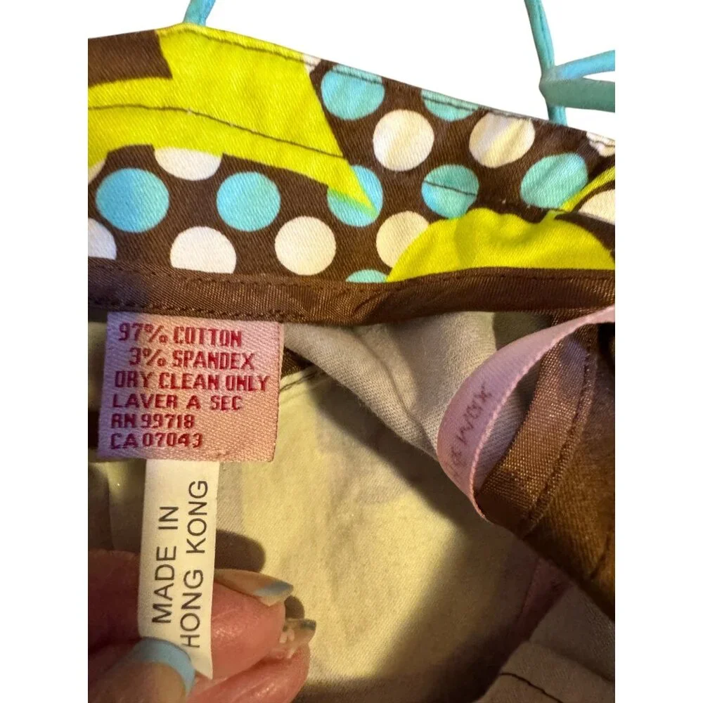 Becky & Max Floral Sleeveless Spaghetti Strap Dress Brown/Yellow/Blue - Picture 6 of 11